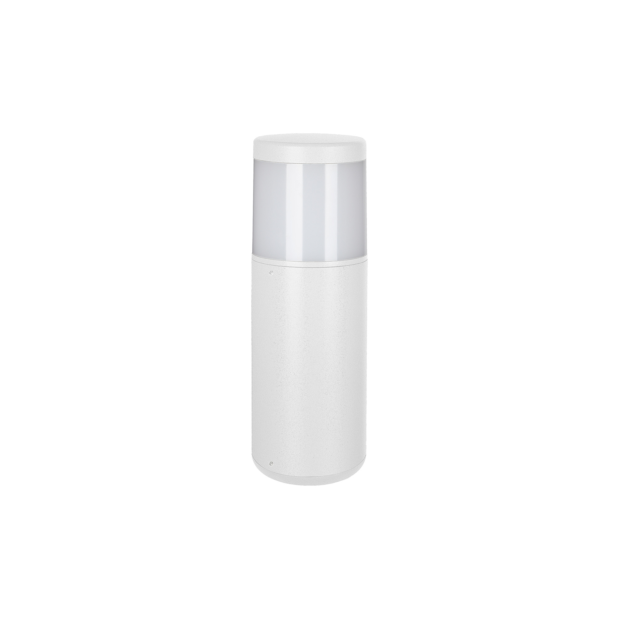 M8845  Chicago 35cm Round Post Lamp, 1 x E27, IP65, Matt White